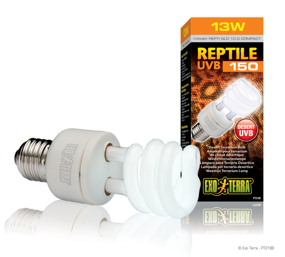 Лампа Reptile UVB150 former UVB10.0 Compact, 13 W